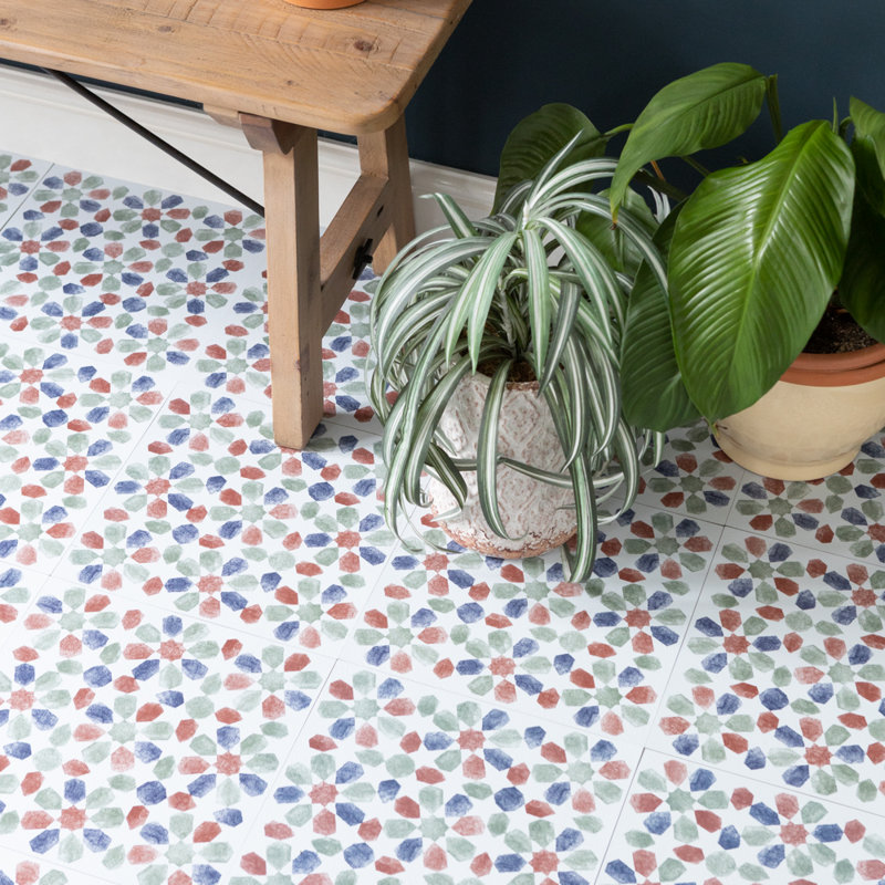 Farnon 30.48cm x 30.48cm Self-adhesive Vinyl Floor Tile