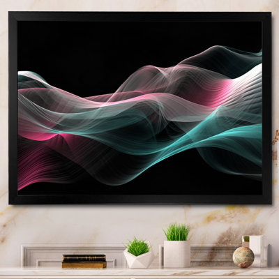 Green Pink Contemplative Abstraction II - Print