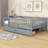 Rowanne Wooden Daybed Wood Bed with Two Drawers and Fence-1643981594-1643981595