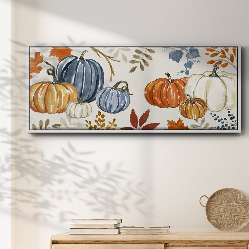 Harvest Time II- Framed Canvas, 24" H x 60" W