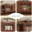 Meuble télé en bois manufacturé brun-576671970