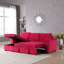 Canapé-lit et chaise longue réversible en velours de 91 po Pancoast-421021084