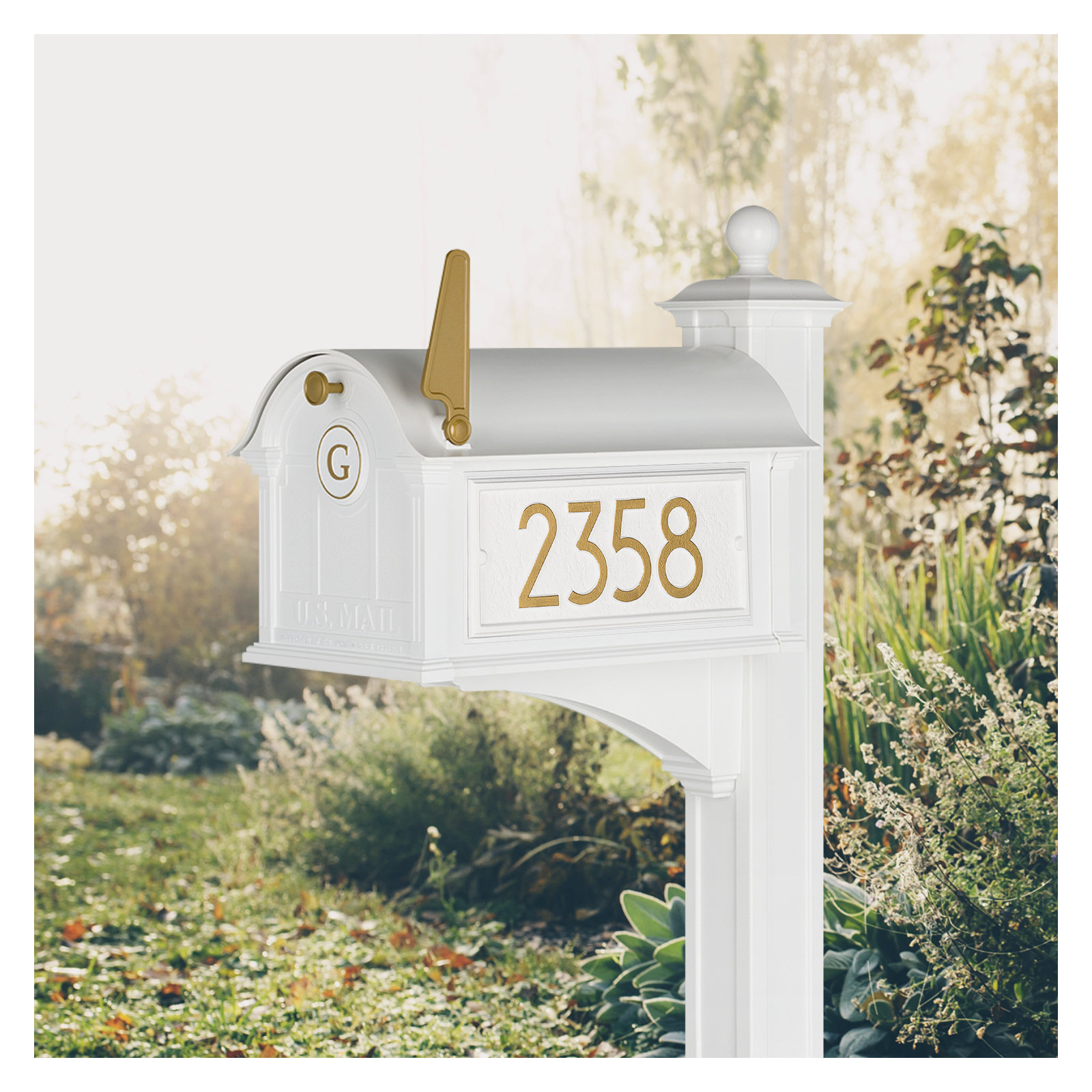 Balmoral Mailbox, White, Yes