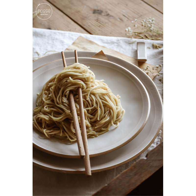 Fortessa Bordo Stoneware, 16 Piece Dinnerware Set (Service for 4), Ivory, Ivory
