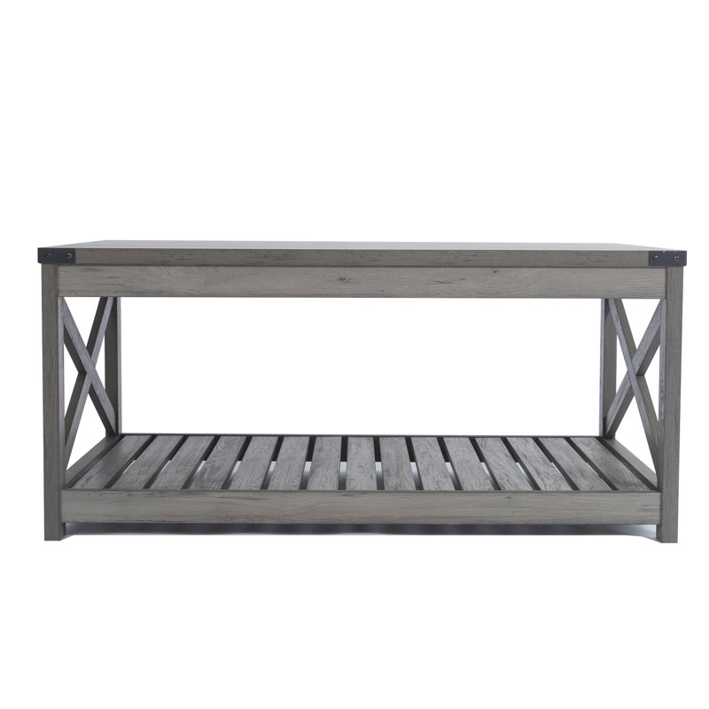 Shardea Coffee Table, Washed Oak, Washed Oak