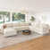  Morrel Corner Corduroy Sectional U-shaped Modular Cloud Sofa