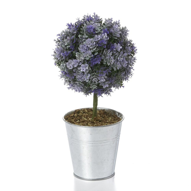 11'' Faux Lavender Topiary