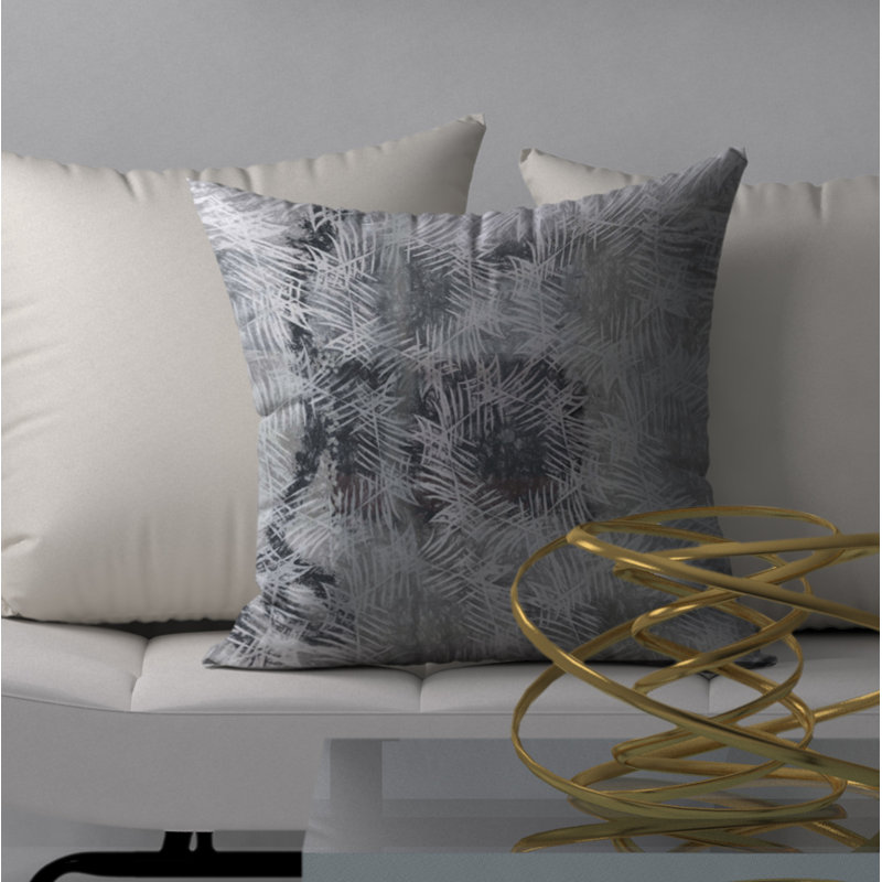 Abstract Reversible Throw Pillow, 20" x 20"
