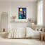 «Neon Jungle Silhouette», ensemble de 1 reproduction d'art sur toile tendue sur toile-2028858668