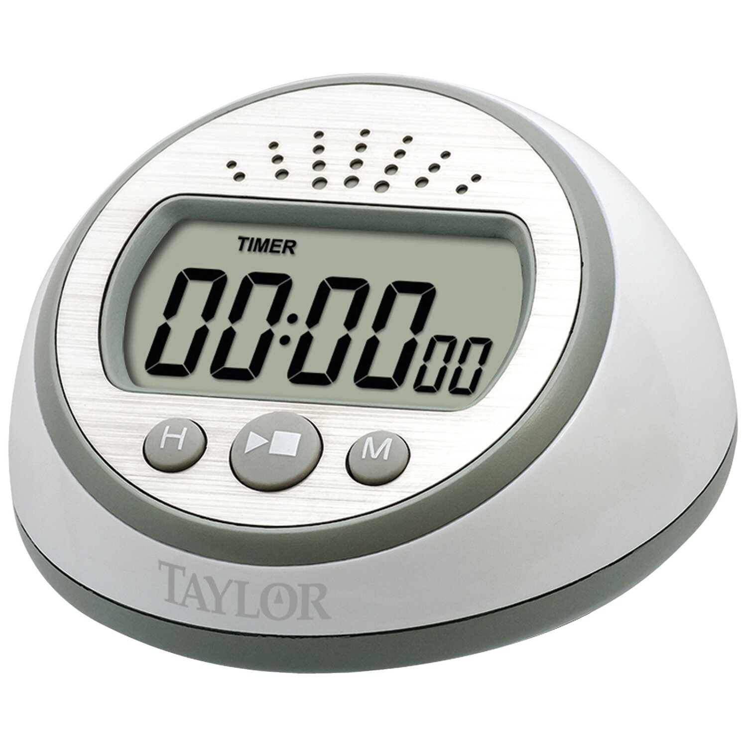 Metrokane Taylor Super Loud Digital Timer in Glossy White and