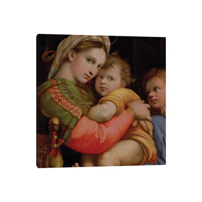 The Madonna Of The Chair by Raphael - Wrapped Canvas Gallery-Wrapped Canvas Giclée