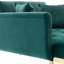 Méridienne en velours pour une excellente assise dans la chambre à coucher avec salon capitonné décoratif-1416282348