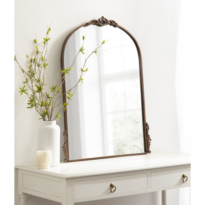 Miroir mural Christany, Bronze, 32,5 po x 24,5 po