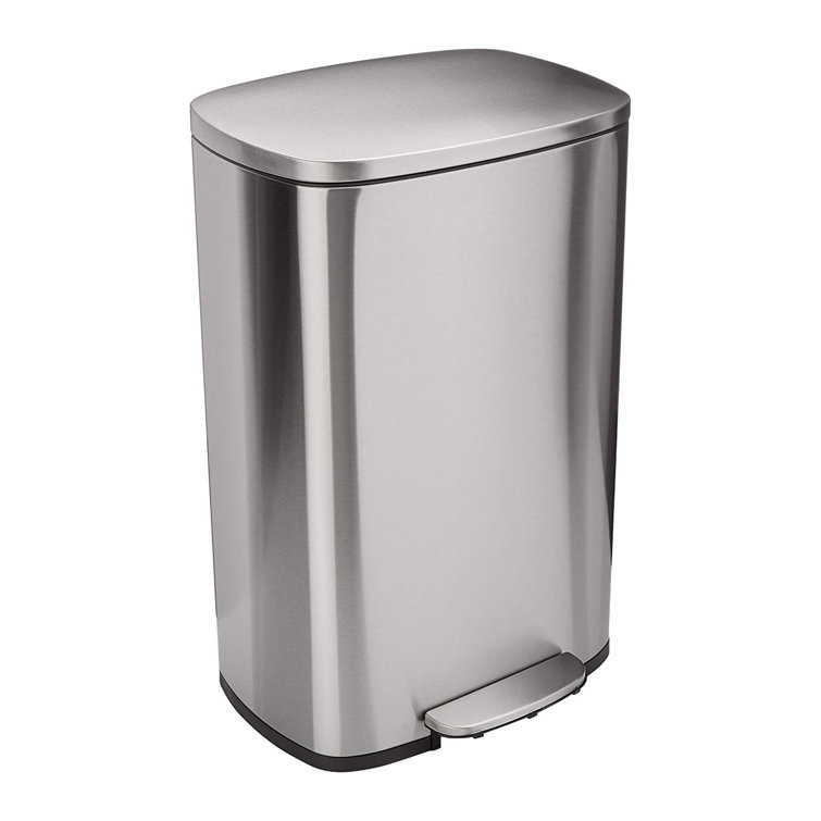 13.2 Gallons Plastic Manual Lift Trash Can