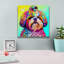 «Rainbow Shih Tzu» par Dean Russo, art mural sur toile-835407223