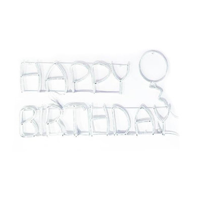 Happy Birthday with Balloon Sign