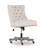 Ormond Plush Button Tufted Back Adjustable Task Chair-490179706