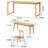 Long table work table Solid wood large board table-99018399