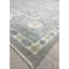 Tapis gris en laine rétro unique 9 pi 3 po x 12 pi 9 po Vintage