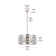 Sybil 5 - Light Dimmable Drum Chandelier