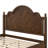 Mid-Century Modern Solid Wood Bed with Herringbone-Inspired Pattern Headboard-1638388151-1622515576