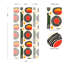 Abstract Retro Pop Wallpaper | Bold Modern Wall Mural with Striking Geometric Shapes