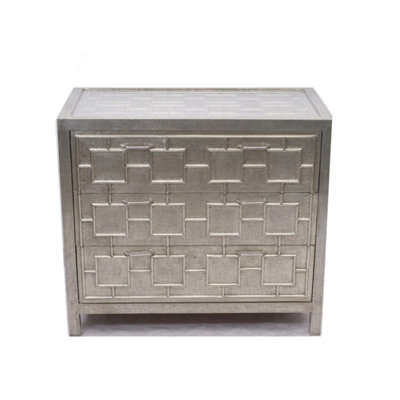 Zeman Metal 3 Drawer Chest