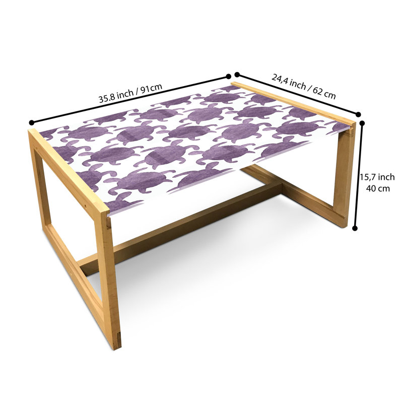 Table basse East Urban Home, H 24,4 po x L 35,83 po x P 15,75 po