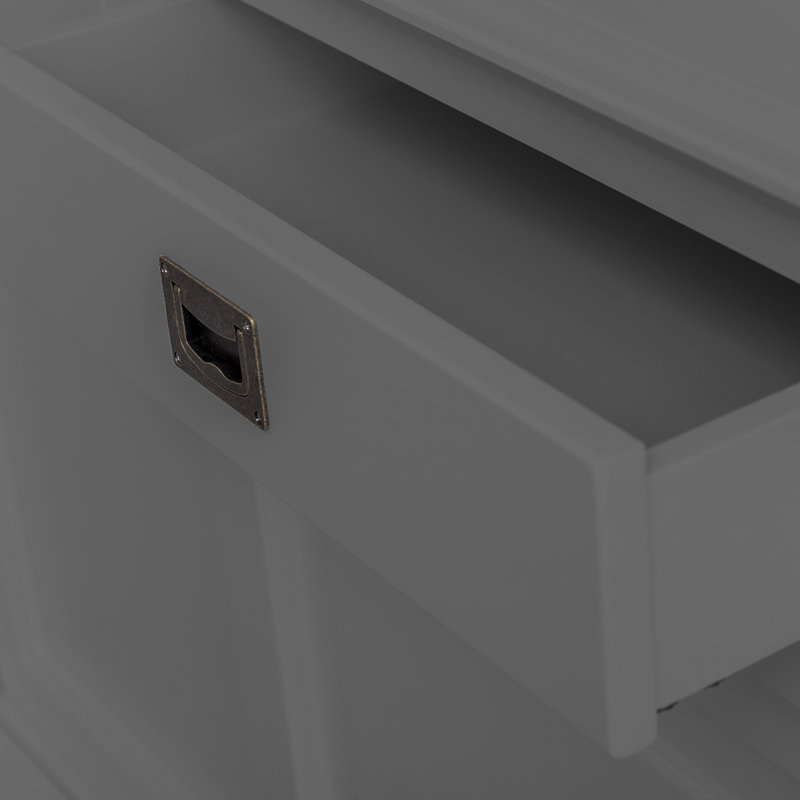 Analin Display Cabinet, Grey