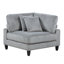 Ensemble de canapé modulaire 5 pièces Velours côtelé 2X Chaises sans accoudoirs 2X Sièges d'angle 1X Repose-pieds Coussins Mobilier de salon