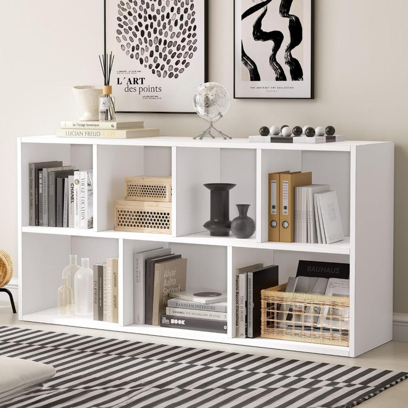 Manufactured Wood Shelving Unit, 110cm H x 55cm W x 24cm D