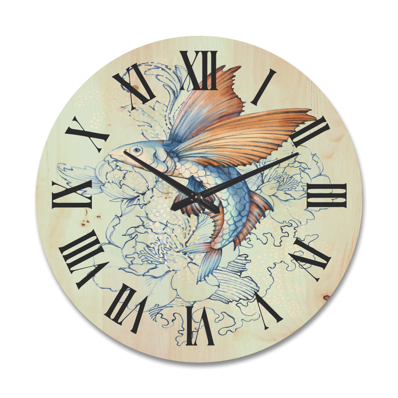 Horloge murale en bois, Très grand