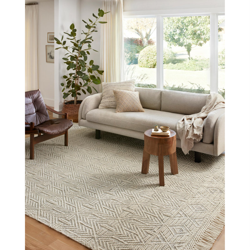 Gault Cotton Geometric Indoor Rug, Rectangle 2' x 5'