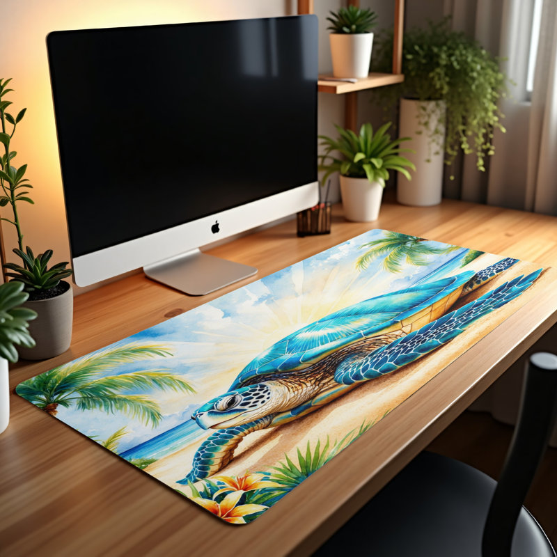 Polyester Desk Pad, 31.5x15.5