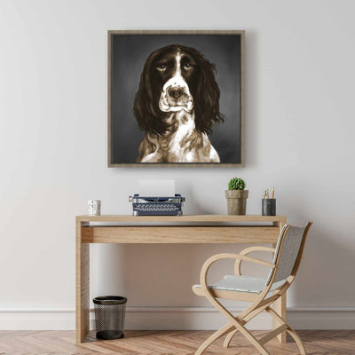 Brown English Springer Spaniel Framed Canvas | Home Decor