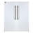 Maderno 2-Piece 56-Inch Convertible Refrigerator, 27.2 cu.ft., with Decorative Grill - 60-Inch Wide