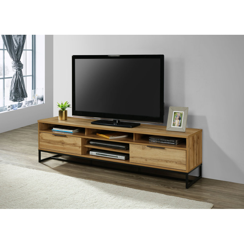 Southsea Unfinished TV Stand for TVs up to 75", Oak