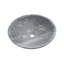 Lavabo vasque en marbre gris naturel, surface semi-polie, pierre naturelle, marbre véritable, marbre véritable