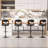 Bar Stools Set Of 2 Adjustable Barstool Faux Leather Counter Height Stool Kitchen 360 Swivel Bar Chair With Back Metal Steel Base Chair-414219962