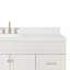 Meuble-lavabo sur pied simple 66 po avec plateau en quartz Hamlet-94003748-121645310