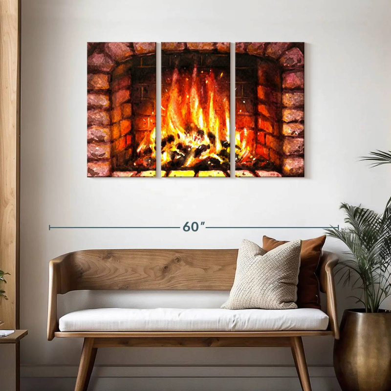 Lilie Fireplaces, 28" H x 45" W