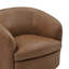 Fauteuil demi-tonneau en cuir Marcy Geniue-2113000560-2089390770