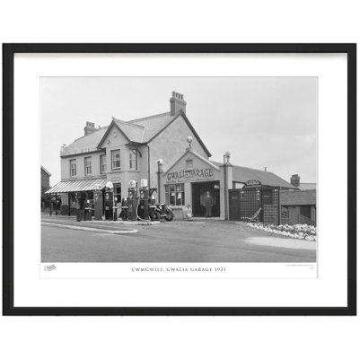 Cwmgwili, Gwalia Garage 1937 by Francis Frith - Single Picture Frame Print