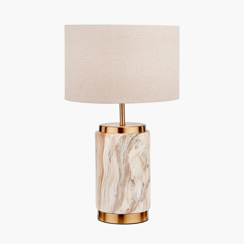Bellamee Ceramic Table Lamp, 48cm H x 28cm W x 28cm D