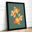 Goldfish Pair Japandi - Framed Print-1519265262-1519265260