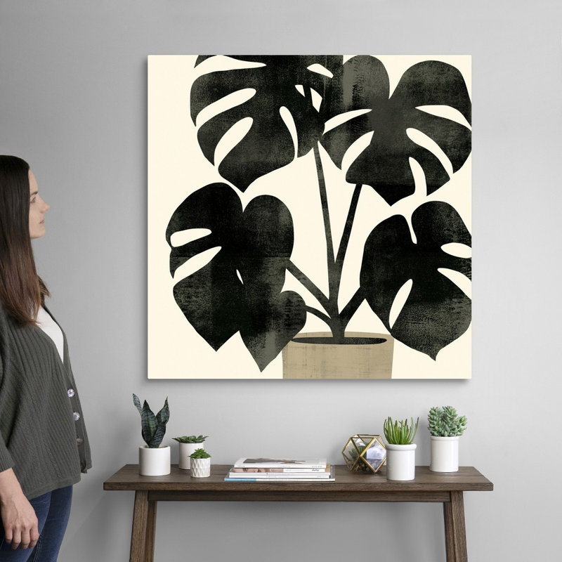 Art mural sur toile Plantling II, Toile tendue, H 36 po x l 36 po