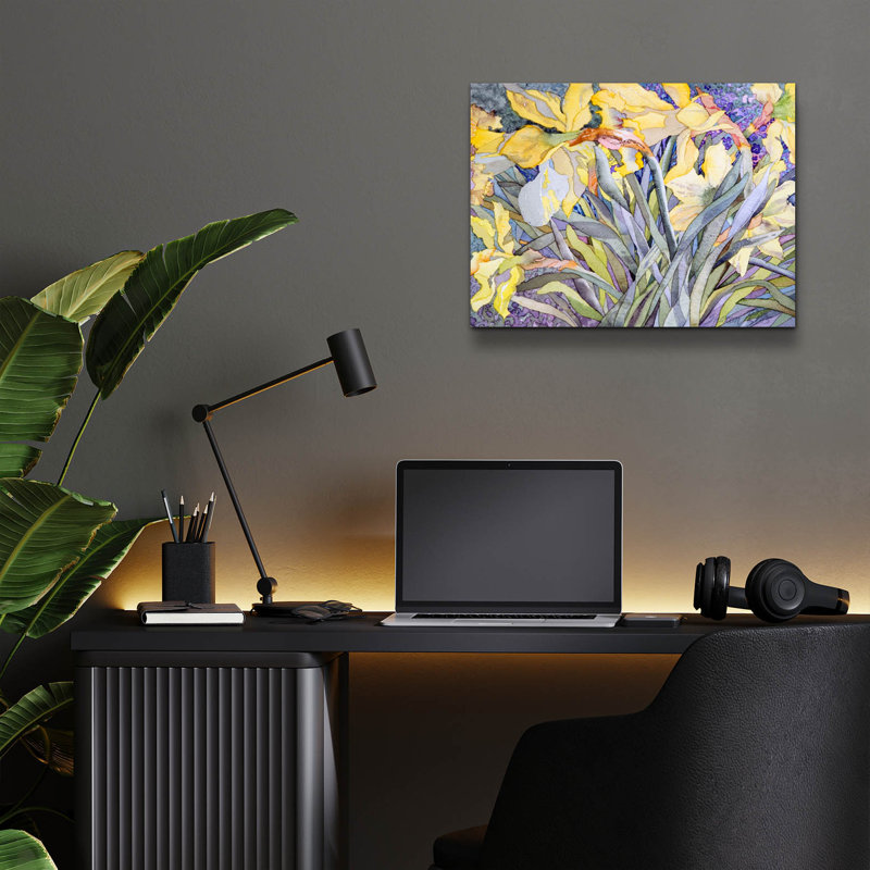 «Daffodils, Van Vleck» par Sharon Pitts, H 12 po x l 16 po x P 0,13 po