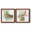 Blue Rythme I - ensemble de 2 peintures encadrées-526605220-526605223