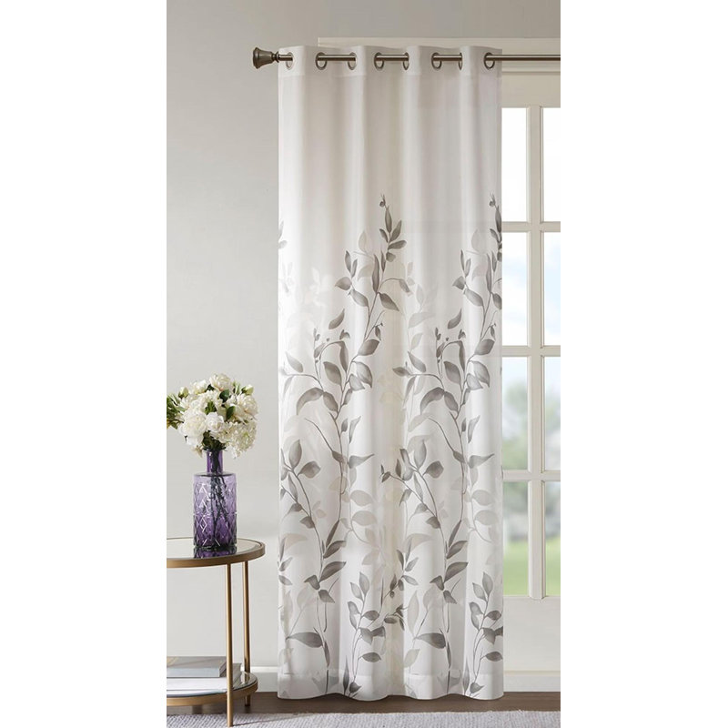 Burnout Printed Curtain Panel(Only 1 Pc Panel)