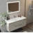 Silhouette 48" Wall-Mounted Single Bathroom Vanity Set with Cultured Marble Top-694838355